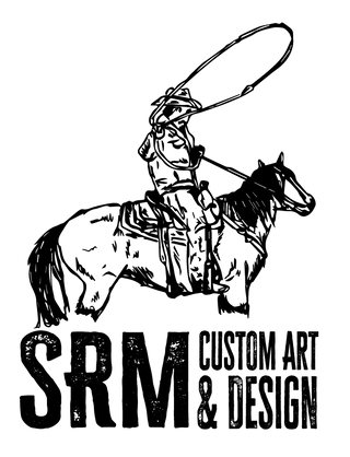 SRM Custom Art and Design logo