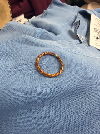 Twisted Copper Ring