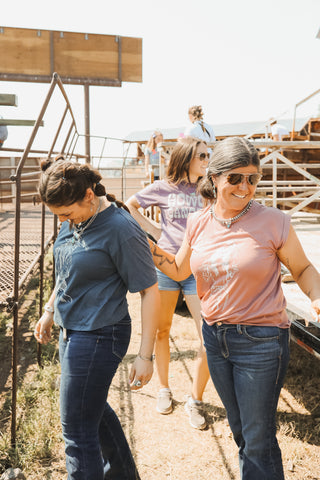 Outlaw Boxy T in Denim