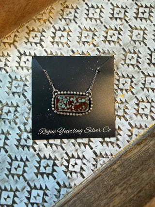 Turquoise Mocha Bar Necklace Rogue Yearling