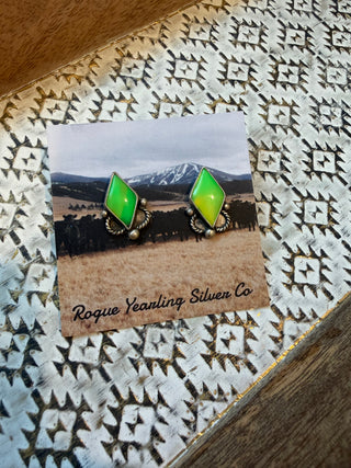 Synthetic Opal Earrings Rogue Yearling