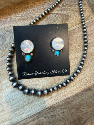 Mother of Pearl Kingman Earrings
