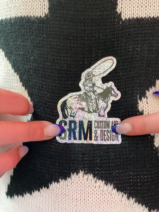 Glittery SRM sticker