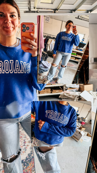 Trojans Women’s Corded Crew