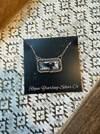 White Buffalo Bar Necklace Rogue Yearling