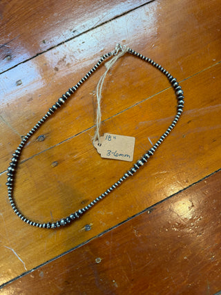 18" 3-6mm Navajo Pearl Necklace Rogue Yearling