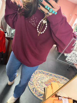 Hearts & Stuff Crew Neck