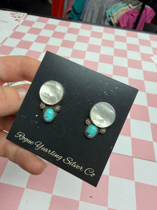Mother of Pearl Kingman Earrings