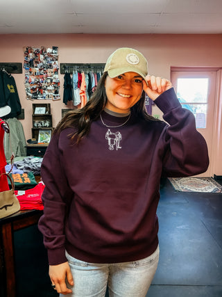 Saddle Crewneck