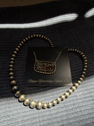 Turquoise Mocha Bar Necklace - RYSC
