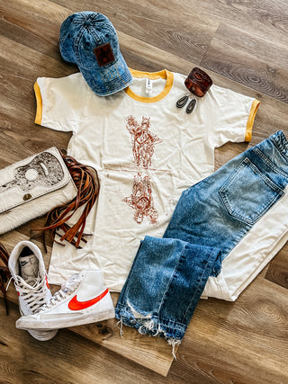 Sun Goes Up Ringer Tshirt