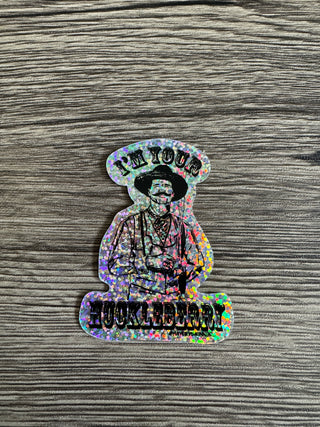 Glittery Doc Holliday Sticker