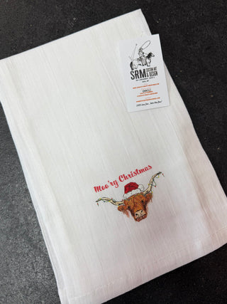 Moo'ry Christmas Tea Towels