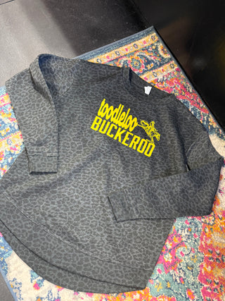 Leopard Print Toodleloo Buckeroo Oversize