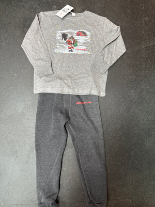 Run, Run Santa Infant Pajama Set