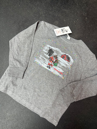 Run, Run Santa Infant Pajama Set