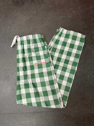 Run, Run Santa Mens Flannel Pants