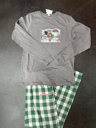 Run, Run Santa Men's Long Sleeve