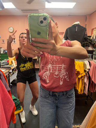 Coyote Cowboy Tank Top