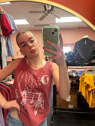 Coyote Cowboy Tank Top