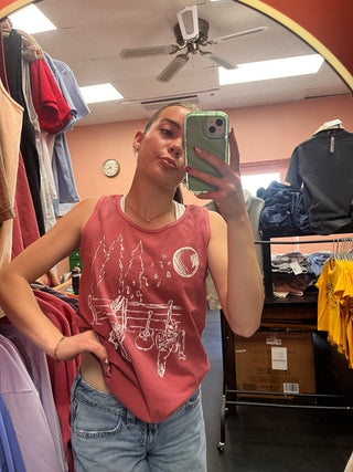 Coyote Cowboy Tank Top
