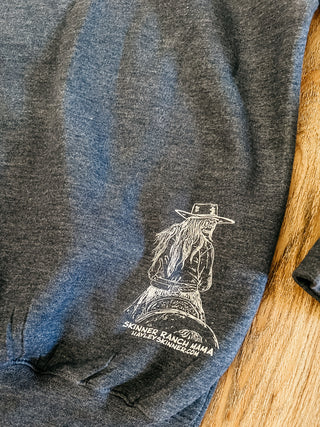 OG Outlaw Hoodie- Heather Denim