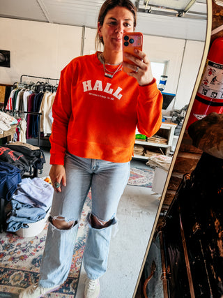 Corded Womens Hall Crewneck