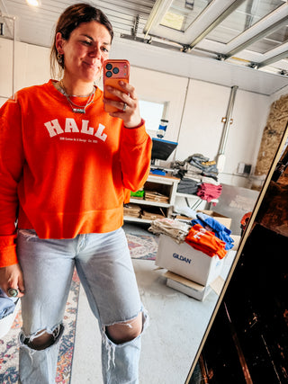 Corded Womens Hall Crewneck