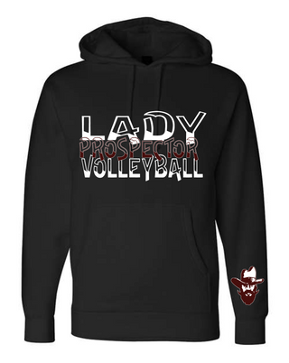 Black Prospector Volleyball Hoodie