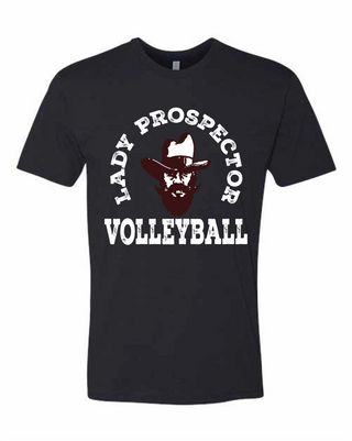 Black Prospectors Volleyball Tshirt