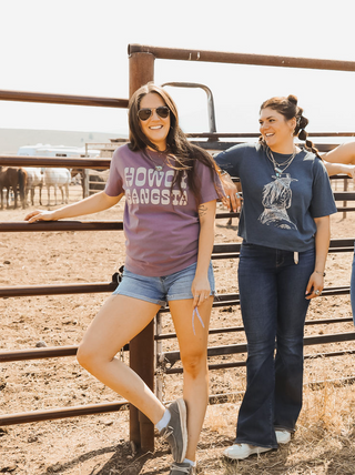 Howdy Gangsta Purple T-shirt