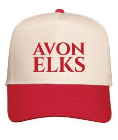 Avon Elks Cream & Red Hat