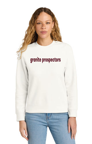 granite prospectors womens crewneck